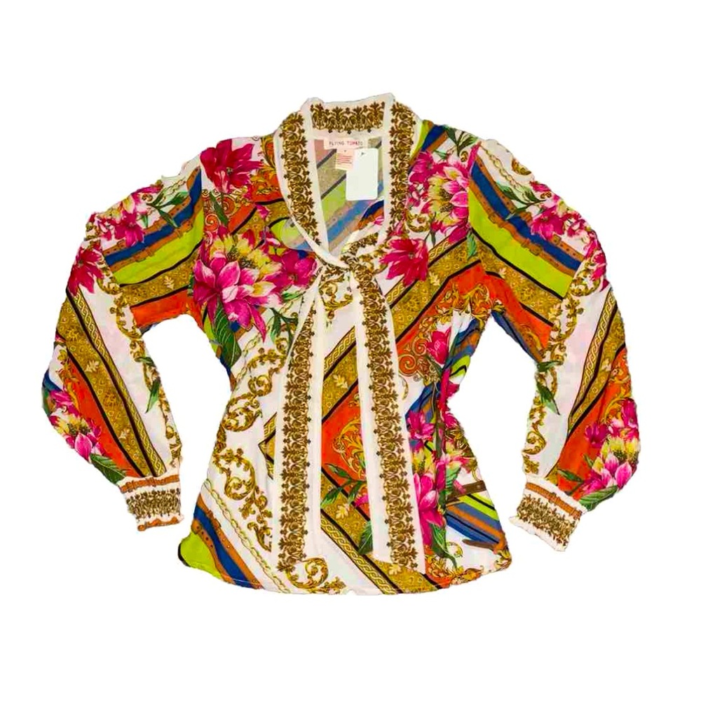 🌸NWT WOMENS FLYING TOMATOE ELEGANT TOP🌸